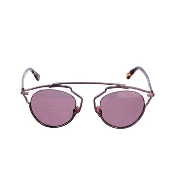 Christian Dior Dior So Real Sunglasses w Tortoiseshell Frame & Mirrored Lenses - Picture 1 of 4